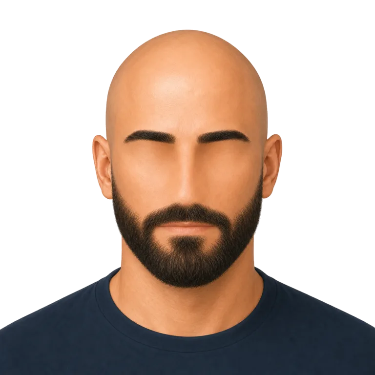 Baard- en snortransplantatie afbeelding