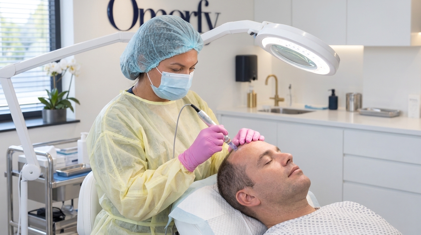 Hoe activeert microneedling de haarfollikel precies?