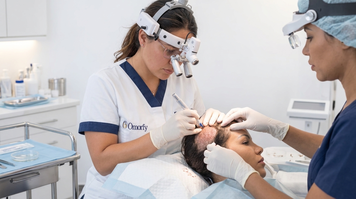Het voordeel van twee behandelingen bij een grotere haartransplantatie