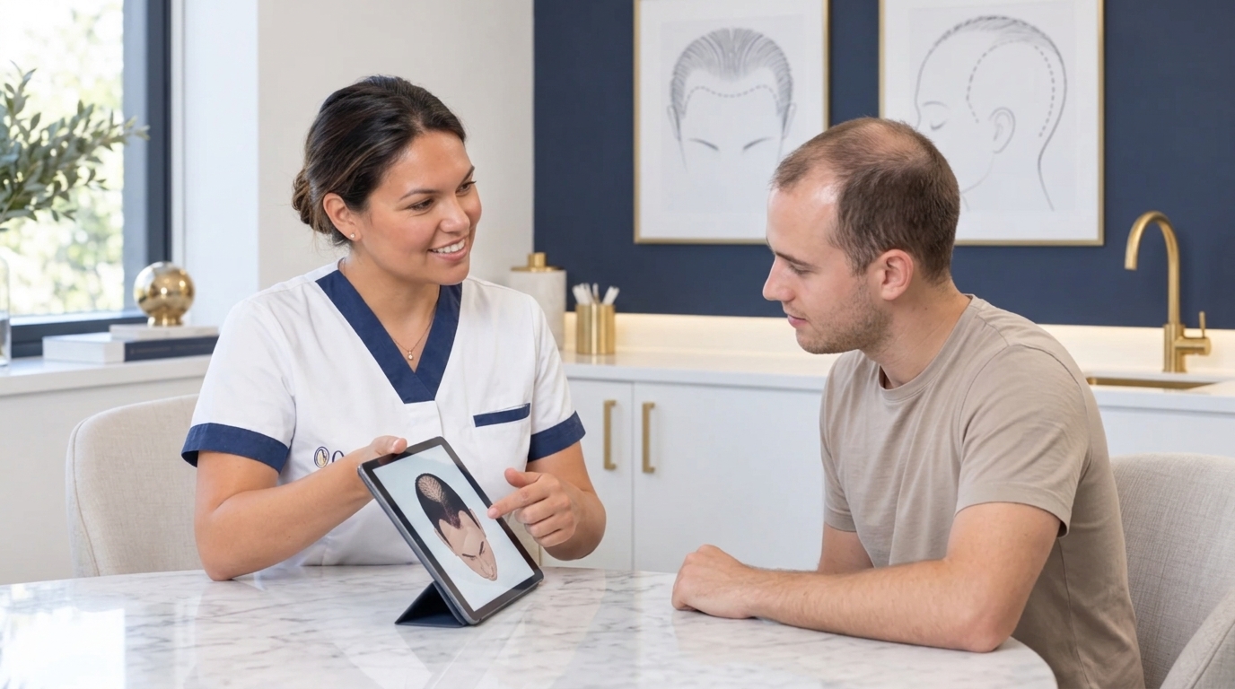 Haartransplantatie kruin