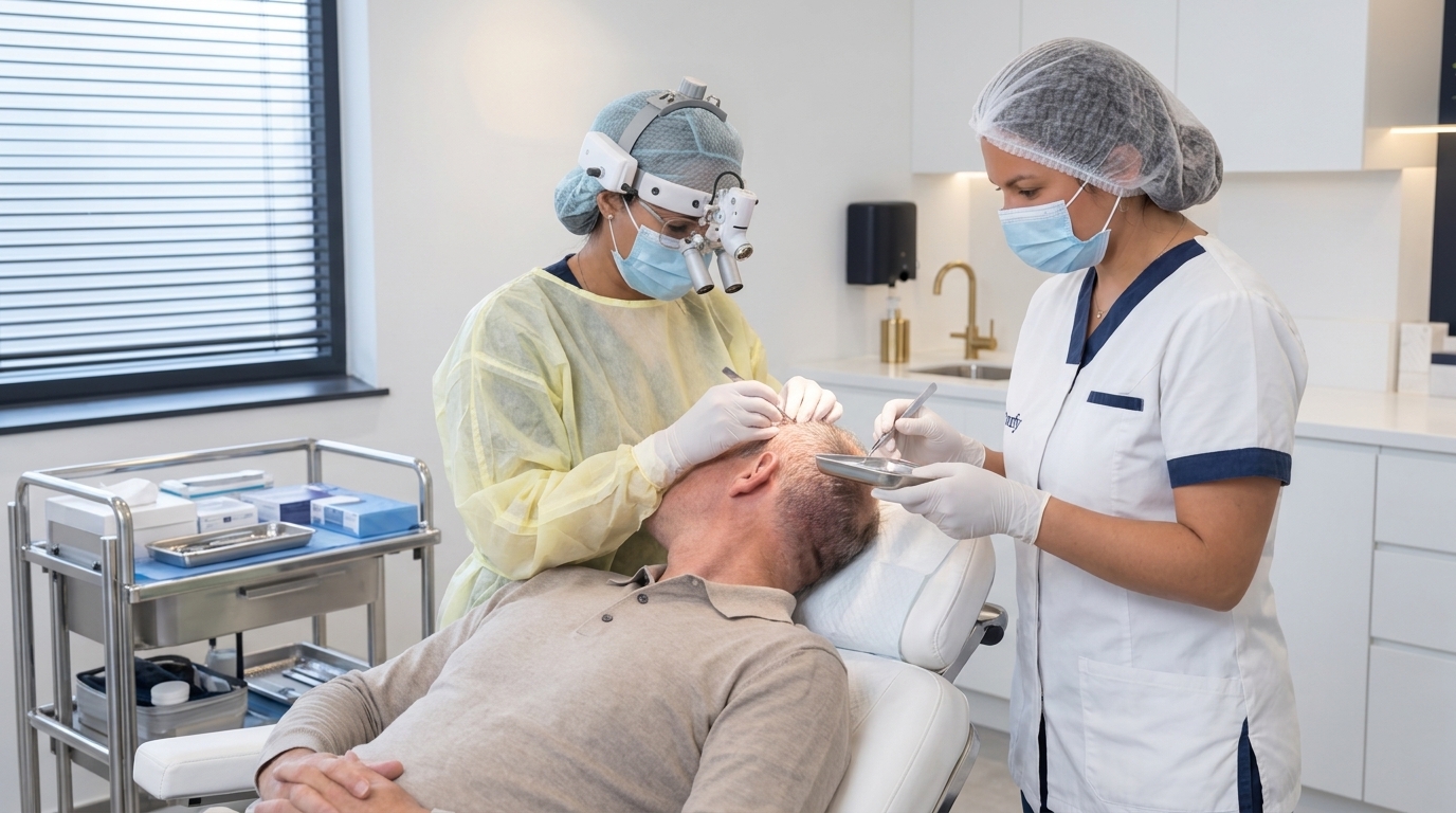 Haartransplantatie compleet